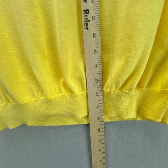 Brooks Brothers 346 Sweater Vest Mens Extra Large Yellow Pullover Supima Cotton - Picture 8 of 12